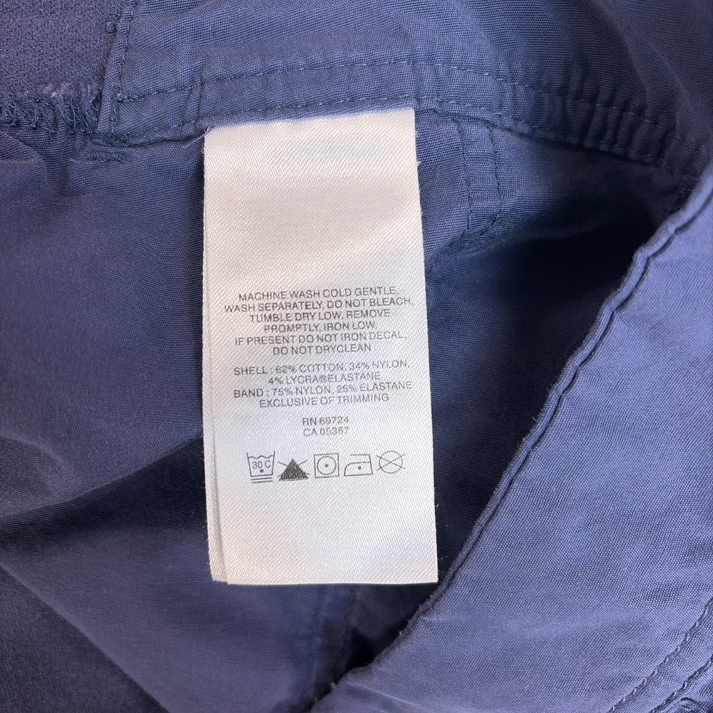 Columbia Womens Navy Blue Hiking Shorts Elastic Waist Stretch Size M Regular - Picture 11 of 11